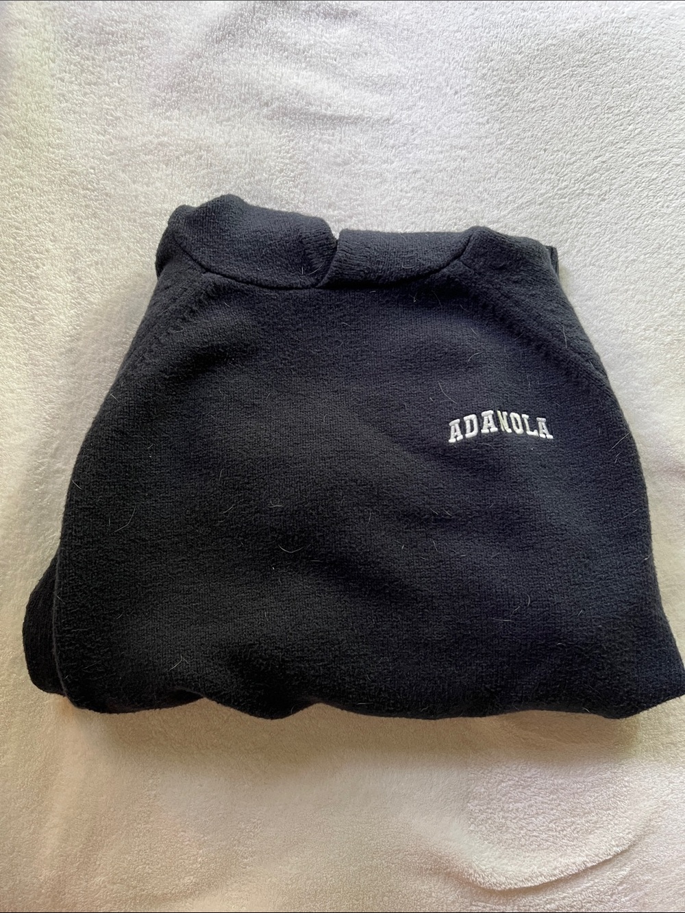 Adanola Chest Varsity Oversized Knit Sweatshirt S
